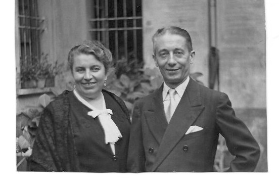 Silvio and Dina Broggi, great-grandparents of Villa Volpe