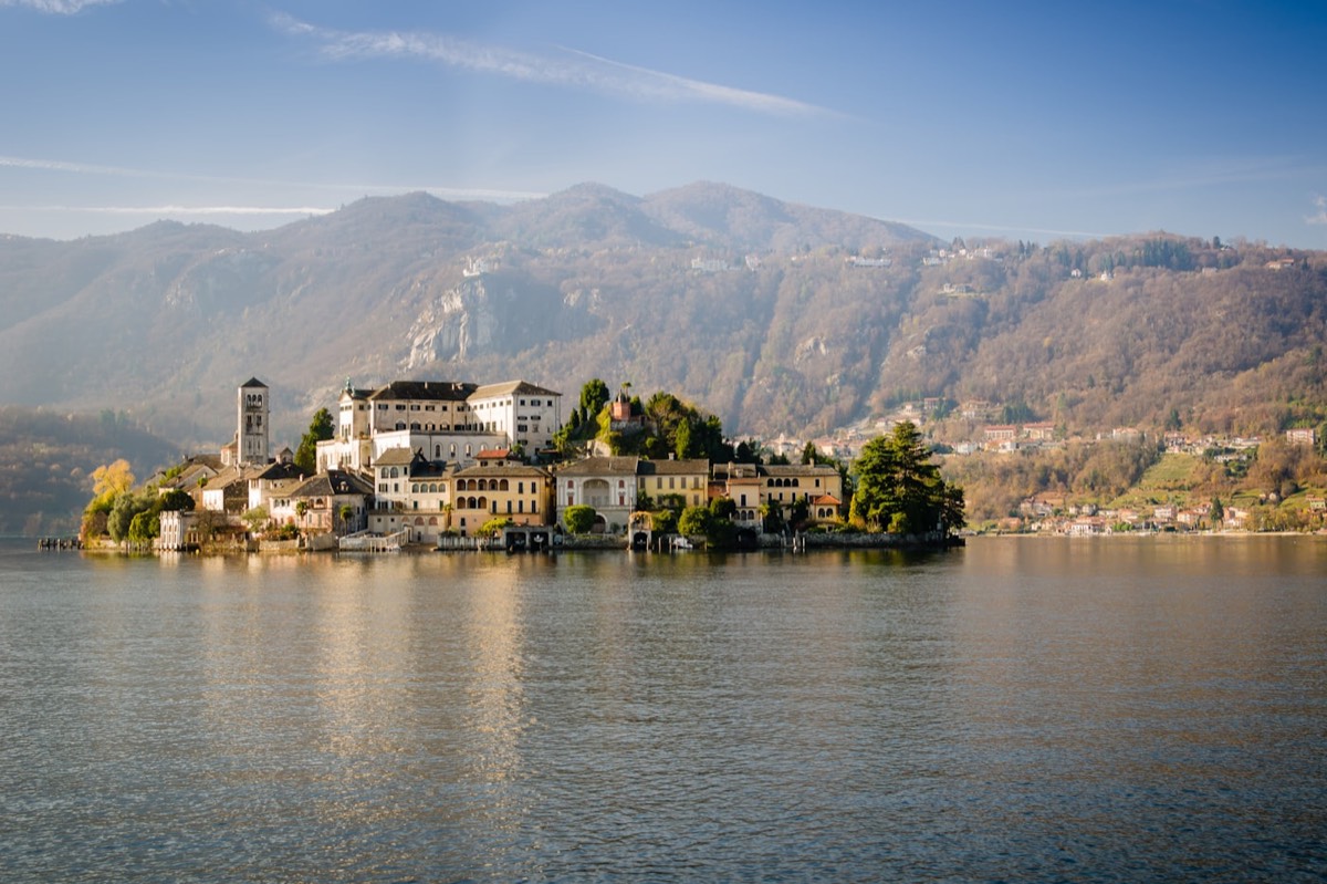 Die Insel San Giulio am Ortasee