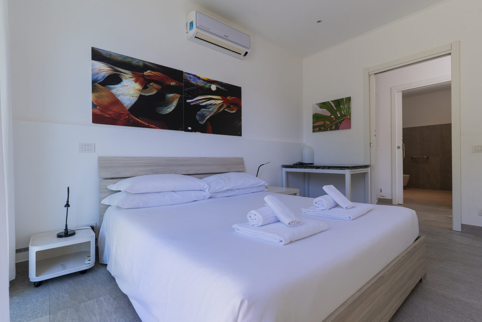 Bedroom 1 — king-size bed with ensuite